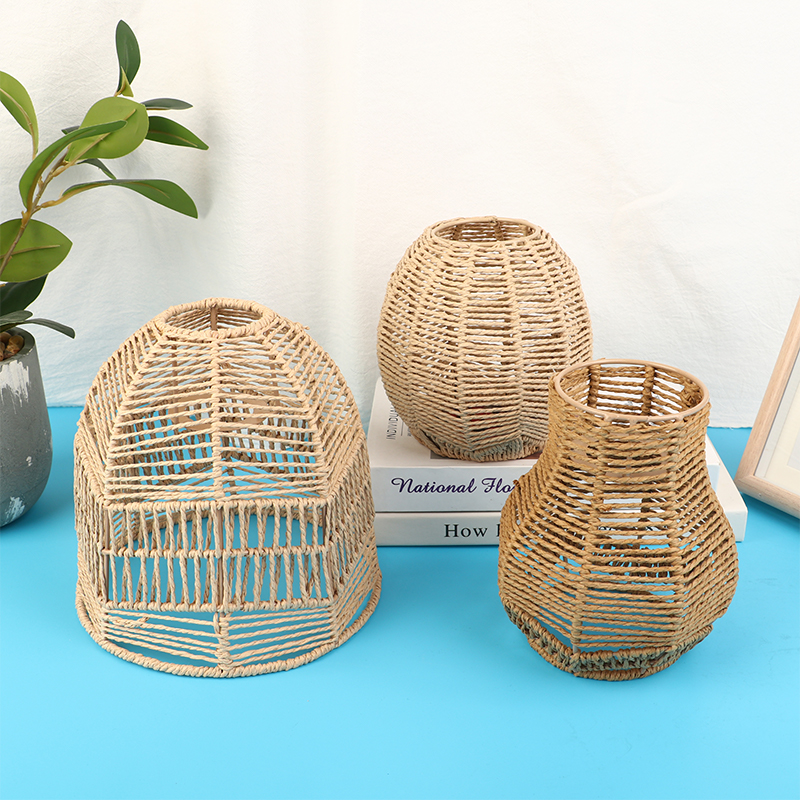 1 Pc Hand Weave Lampshade Ratt - Wicker Pendant Shade recensione e prezzo