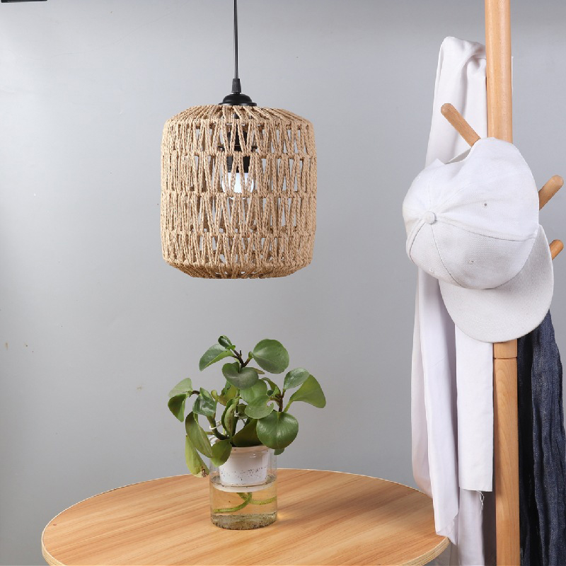 1 Pc Hand Weave Lampshade Ratt - Wicker Pendant Shade recensione e prezzo