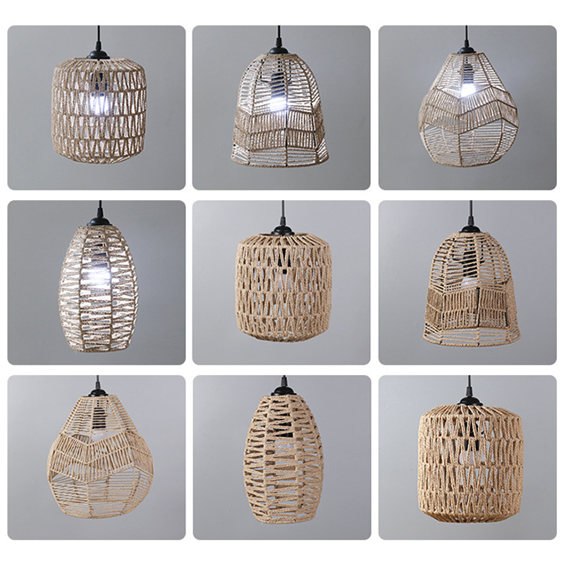 1 Pc Hand Weave Lampshade Ratt - Wicker Pendant Shade recensione e prezzo