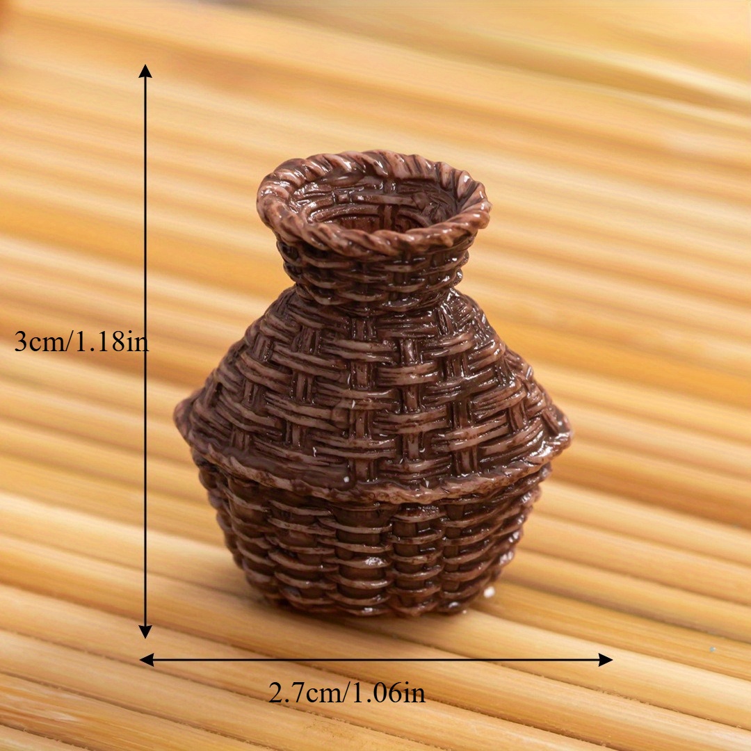 4pcs Miniature Woven Basket, M - Woven Basket Set recensione e prezzo