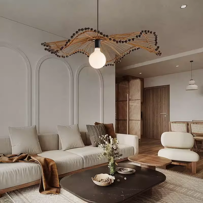 Japanese Style Wabi Sabi Handm - Wicker Pendant Shade recensione e prezzo