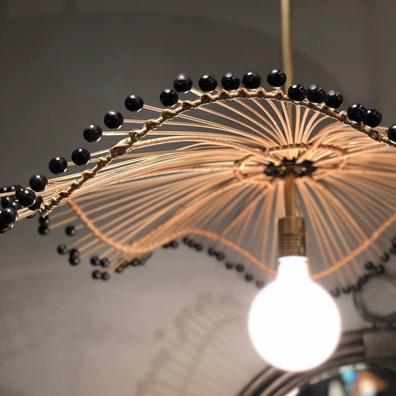 Japanese Style Wabi Sabi Handm - Wicker Pendant Shade recensione e prezzo