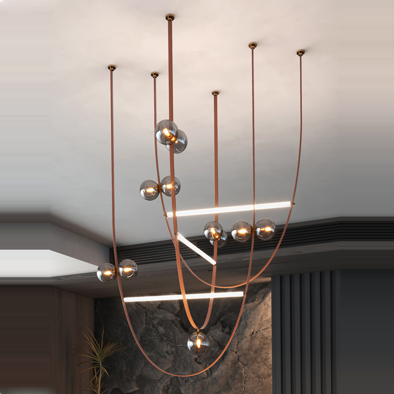 American LED Leather Chandelie - Interior Design Ideas recensione e prezzo
