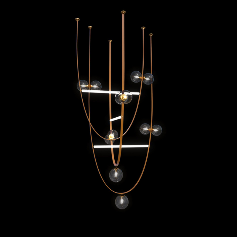 American LED Leather Chandelie - Interior Design Ideas recensione e prezzo
