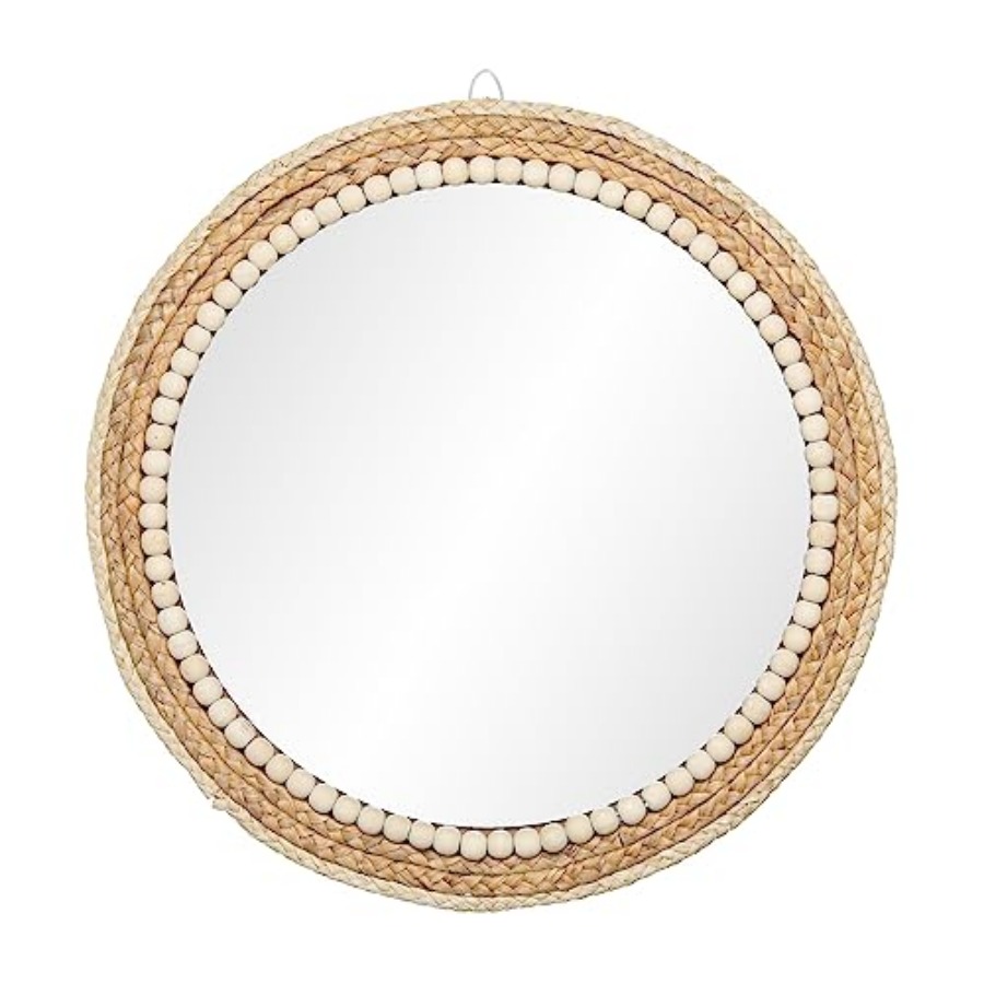 Boho Round Hanging Wall Mirror - Rattan Mirror Round recensione e prezzo