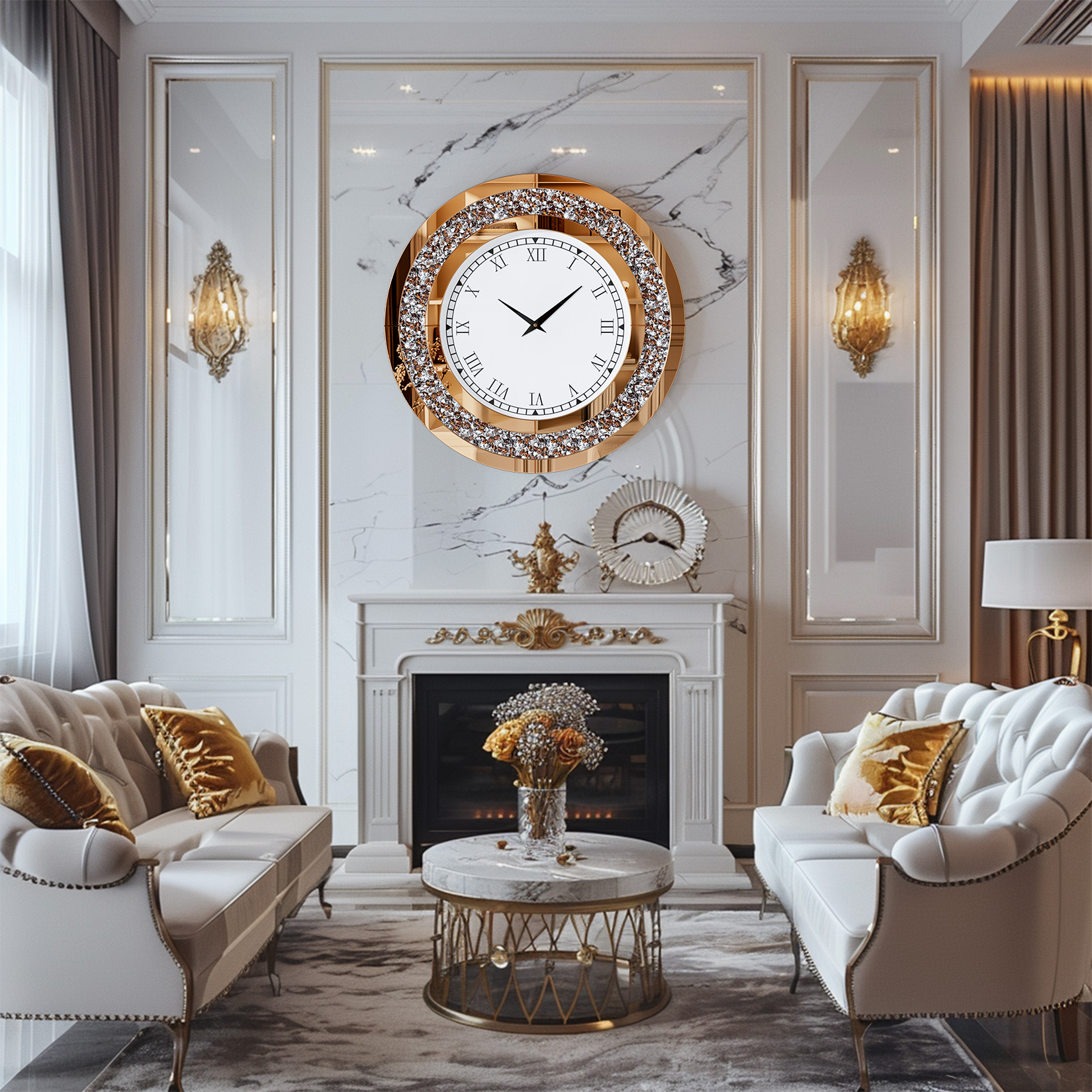 Silver,Tawny Tinted Round Mirr - Rattan Mirror Round recensione e prezzo
