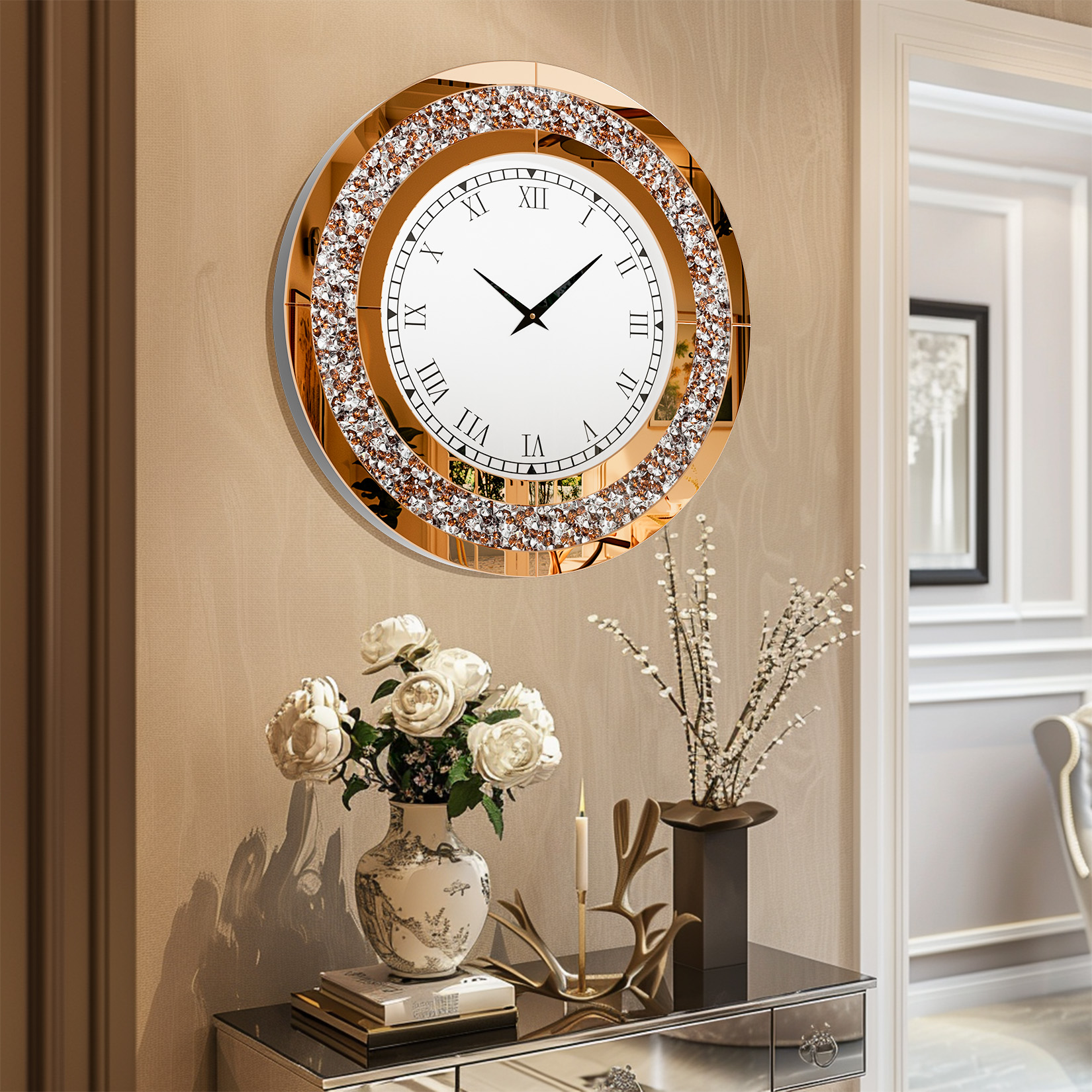 Silver,Tawny Tinted Round Mirr - Rattan Mirror Round recensione e prezzo