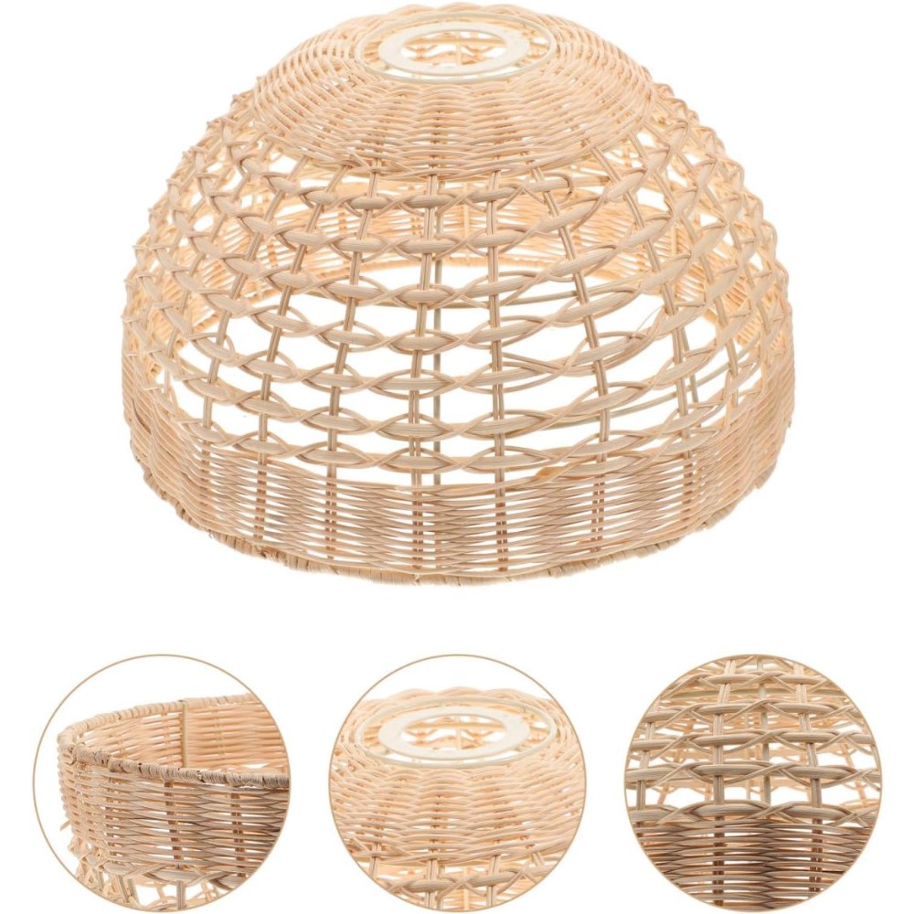 Rattan Pendant Lamp Woven Cage - Wicker Pendant Shade recensione e prezzo