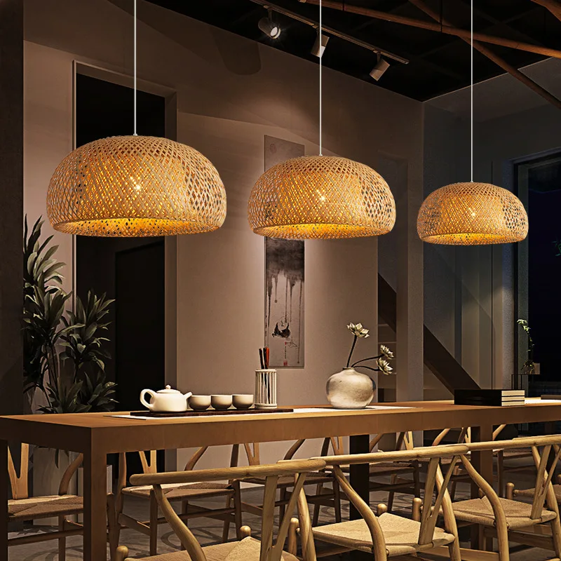 Bamboo Lantern 26cm Pendant La - Wicker Pendant Shade recensione e prezzo