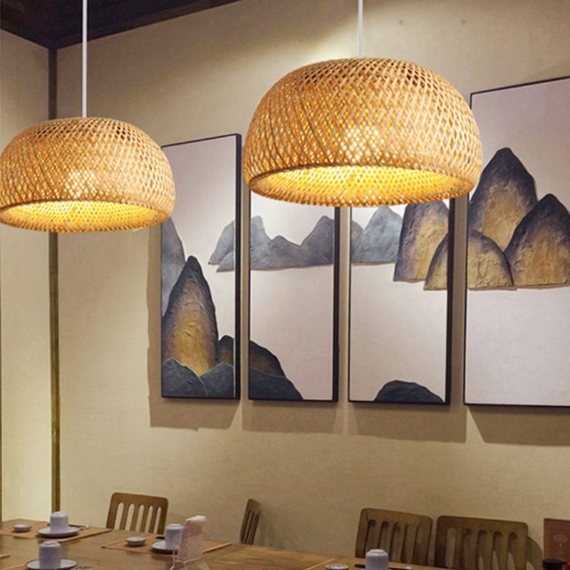 Bamboo Lantern 26cm Pendant La - Wicker Pendant Shade recensione e prezzo