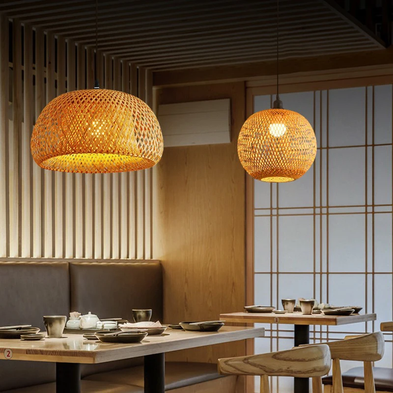 Bamboo Lantern 26cm Pendant La - Wicker Pendant Shade recensione e prezzo