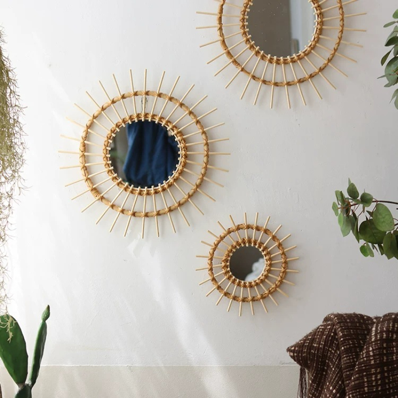 Creative Rattan Round Decorati - Rattan Mirror Round recensione e prezzo
