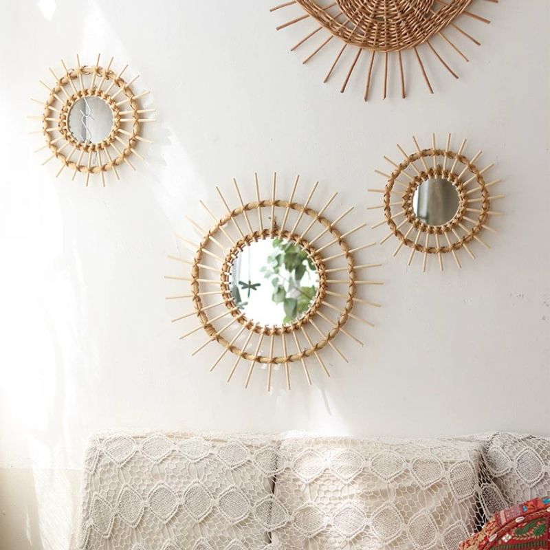 Creative Rattan Round Decorati - Rattan Mirror Round recensione e prezzo