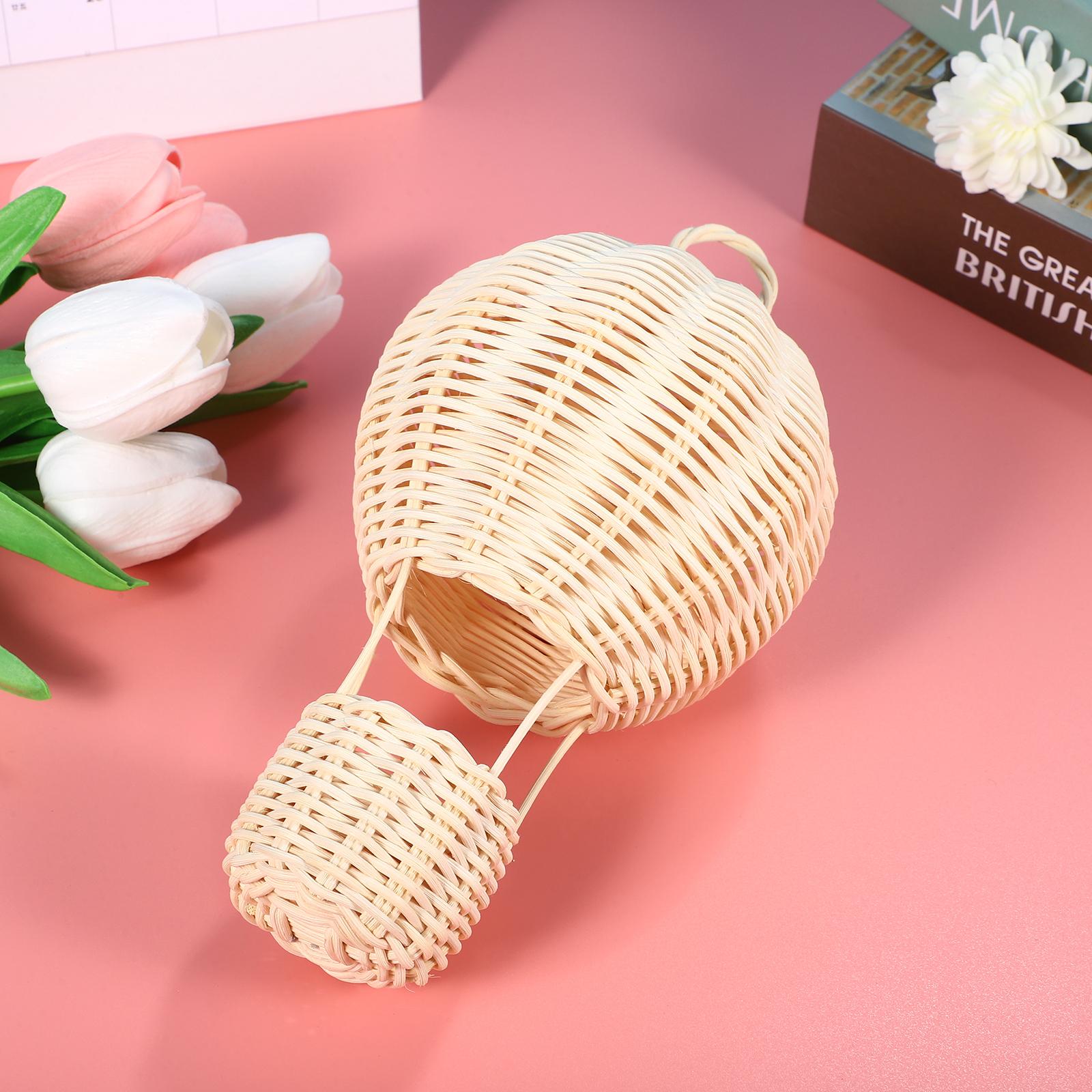 Hot Air Balloon Shaped Lamp Sh - Wicker Pendant Shade recensione e prezzo