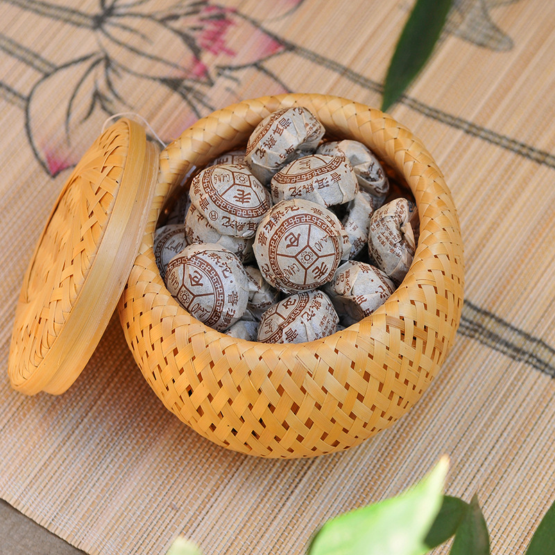 Bamboo woven small basket doub - Woven Basket Set recensione e prezzo