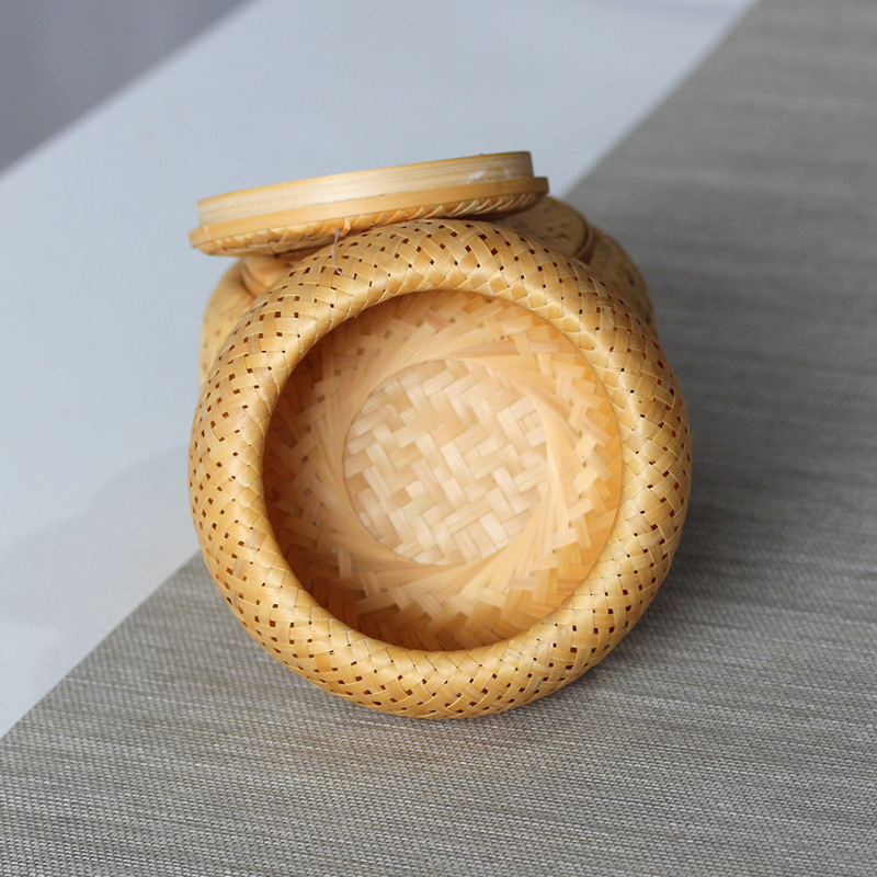 Bamboo woven small basket doub - Woven Basket Set recensione e prezzo