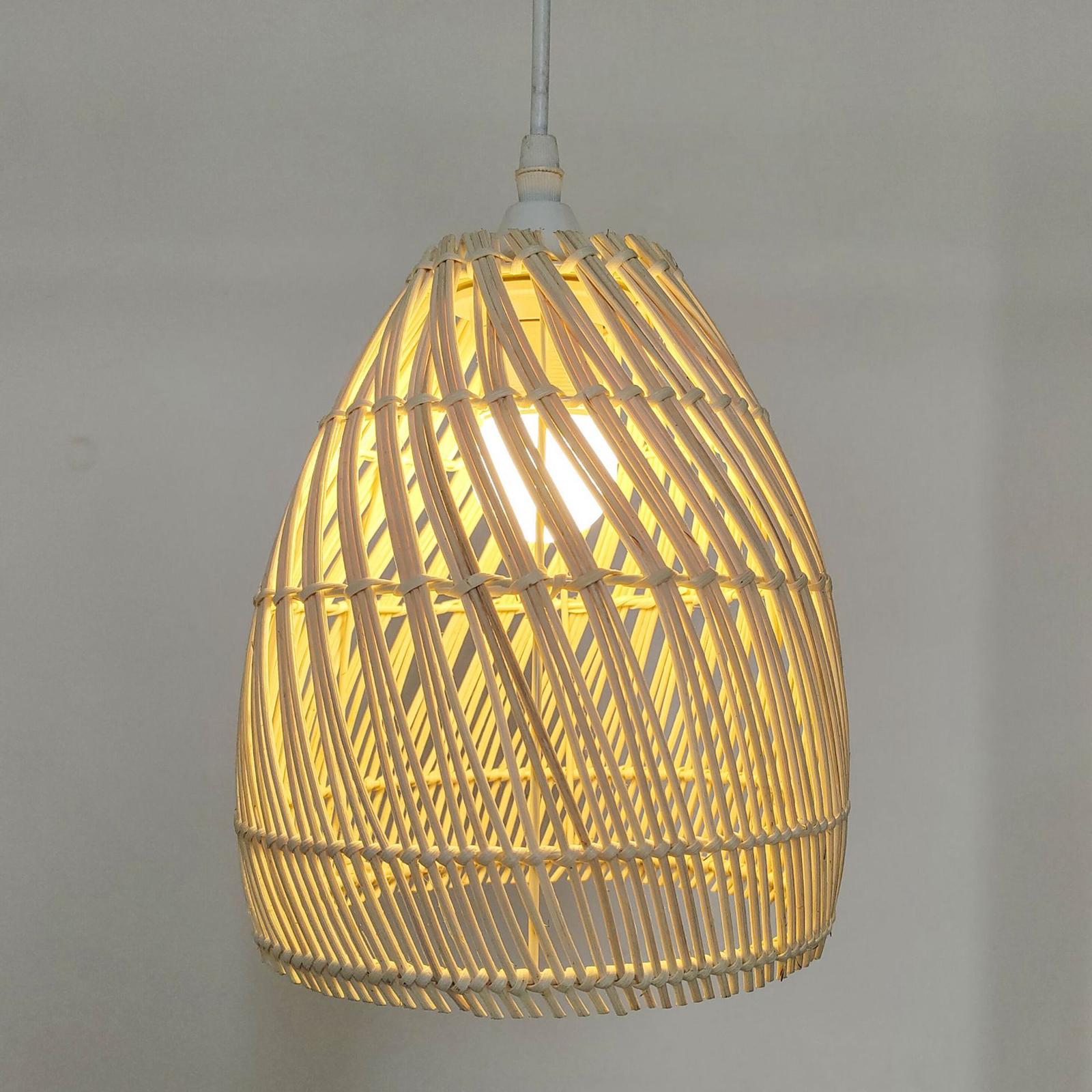 Rattan Lampshade Woven Rattan  - Wicker Pendant Shade recensione e prezzo