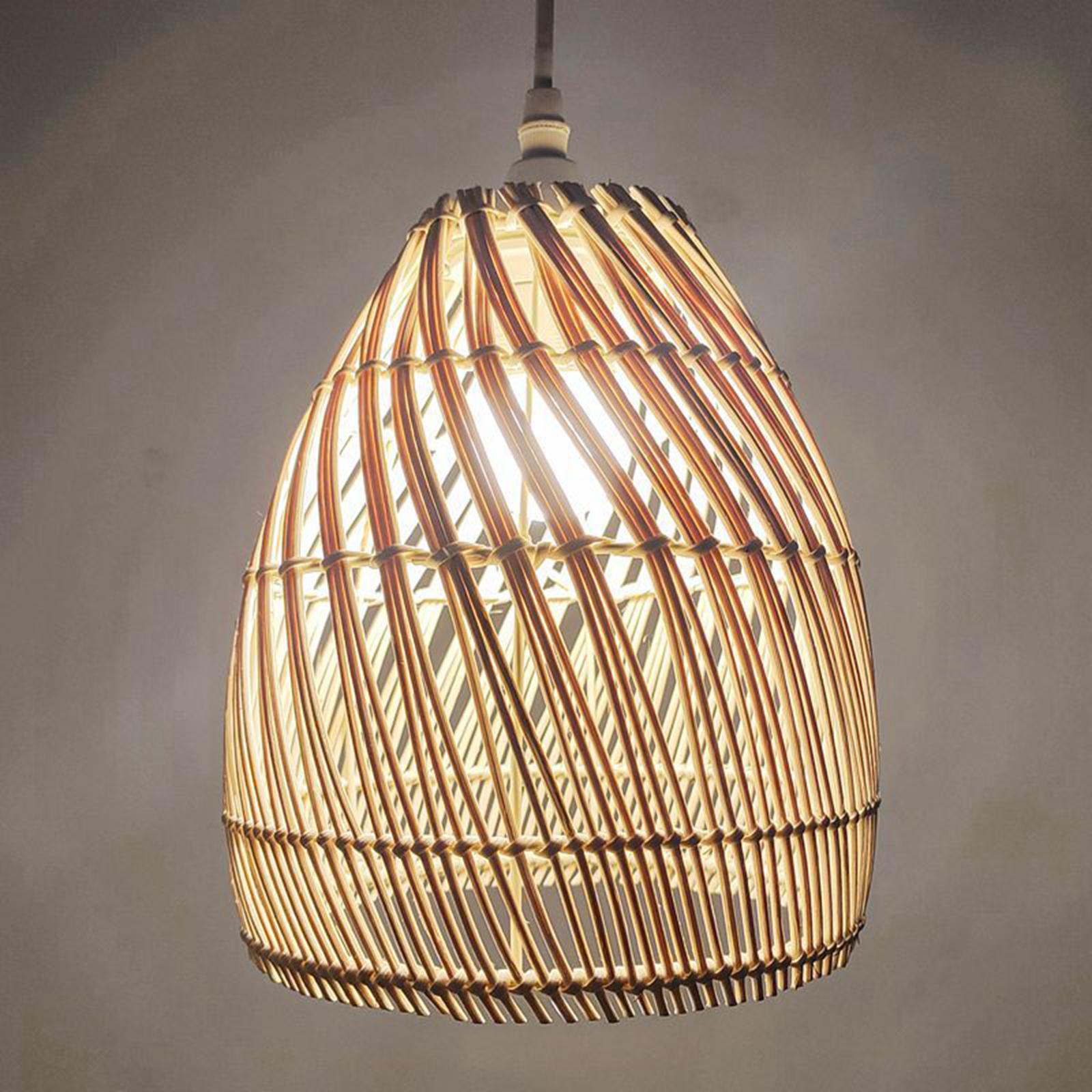 Rattan Lampshade Woven Rattan  - Wicker Pendant Shade recensione e prezzo