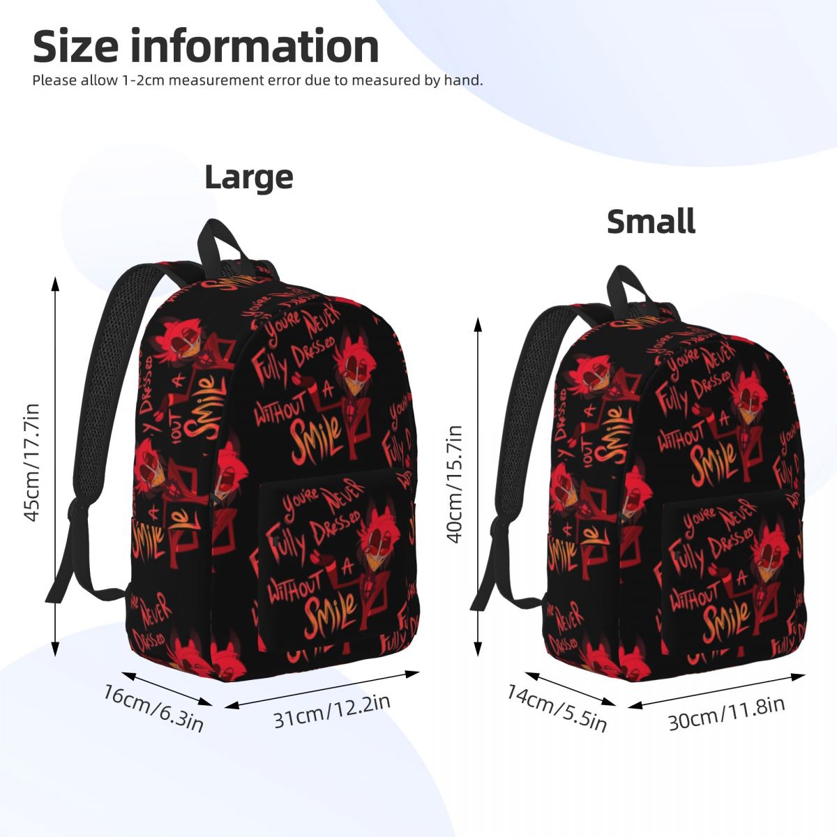 Alastor H-Hazbins Doodle Backp - Interior Design Xmas recensione e prezzo