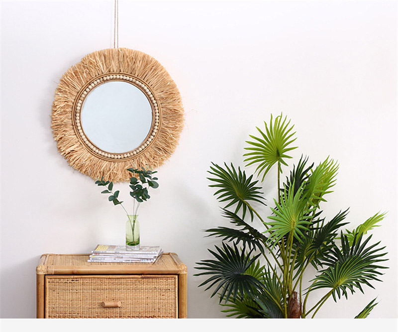 Rattan Decorative Mirrors for  - Rattan Mirror Round recensione e prezzo