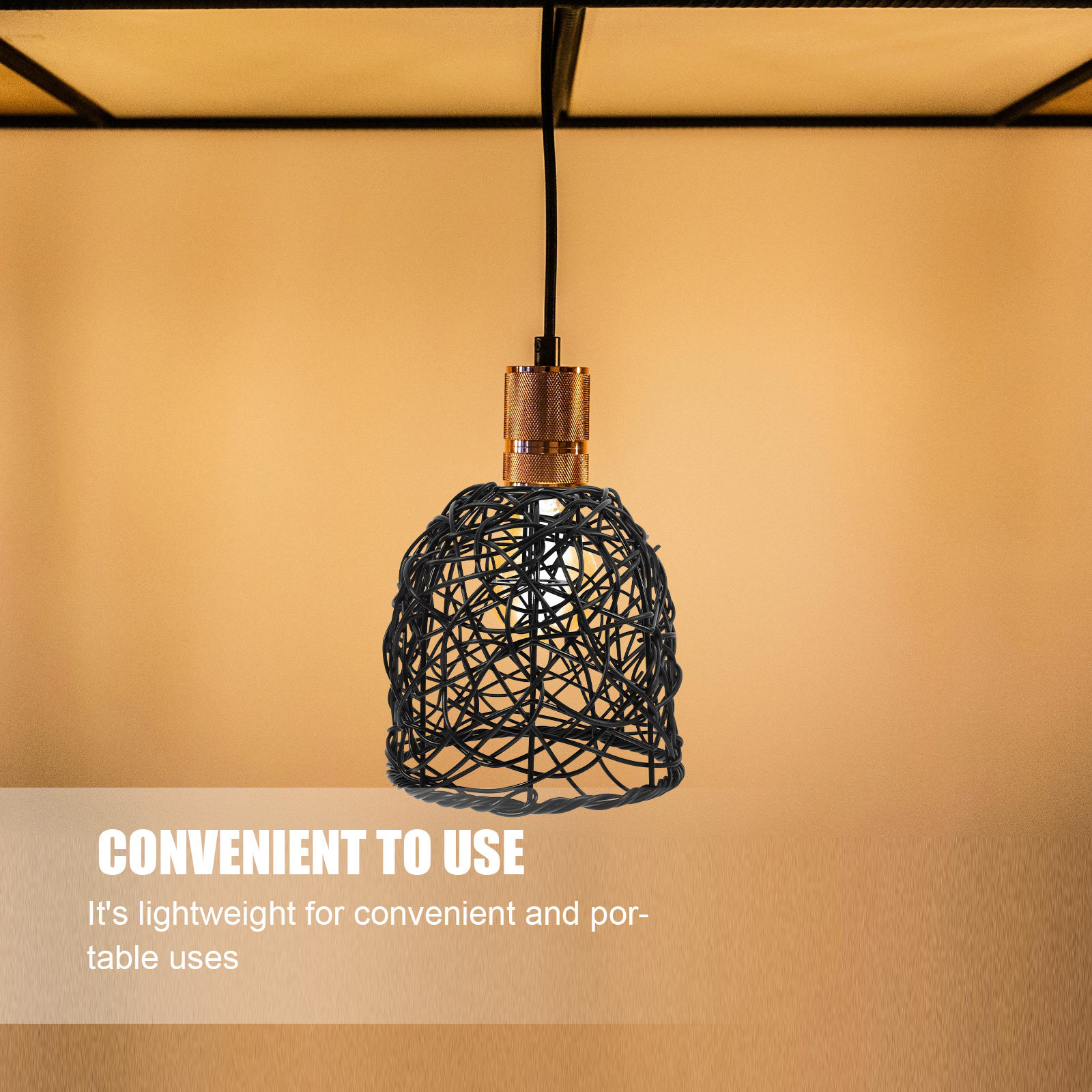 Wicker Lamp Shade E27 Rattan P - Wicker Pendant Shade recensione e prezzo
