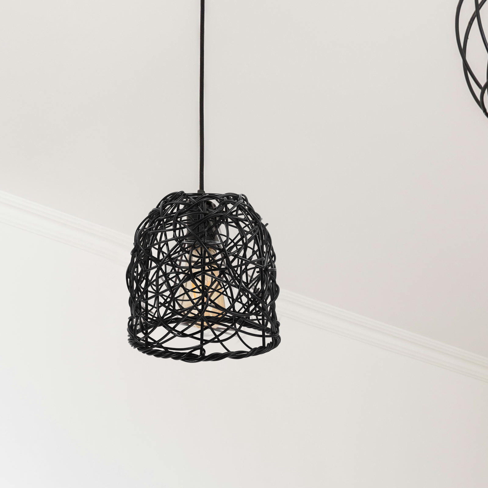 Wicker Lamp Shade E27 Rattan P - Wicker Pendant Shade recensione e prezzo