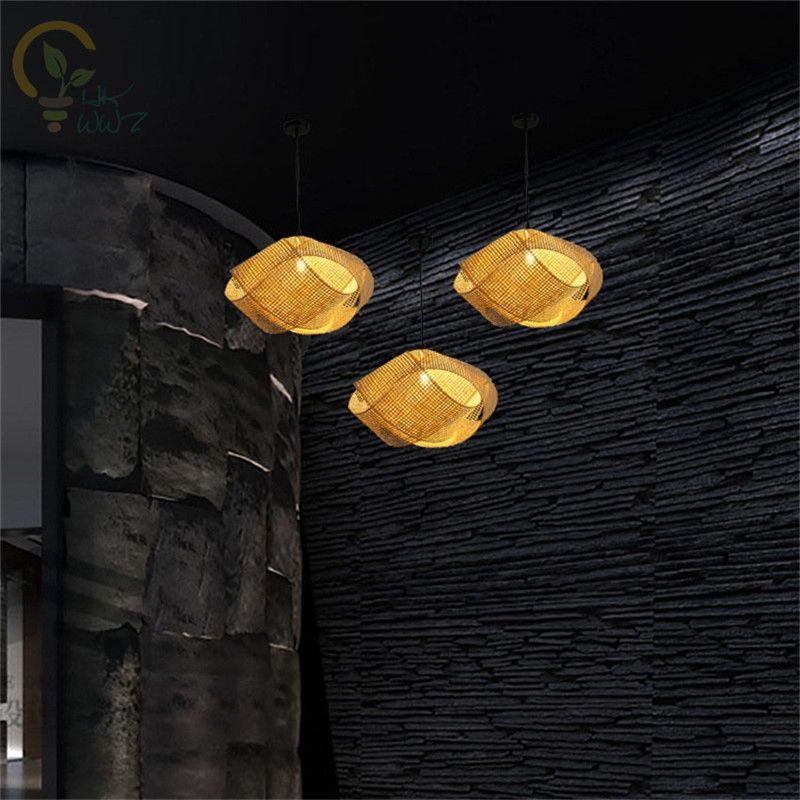 New Chinese Bamboo Wicker Ratt - Wicker Pendant Shade recensione e prezzo