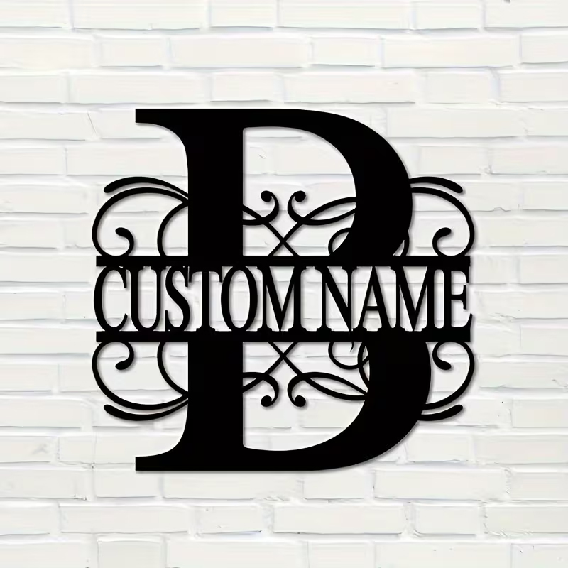 Classic Custom Monogram Metal  - Interior Design Names recensione e prezzo