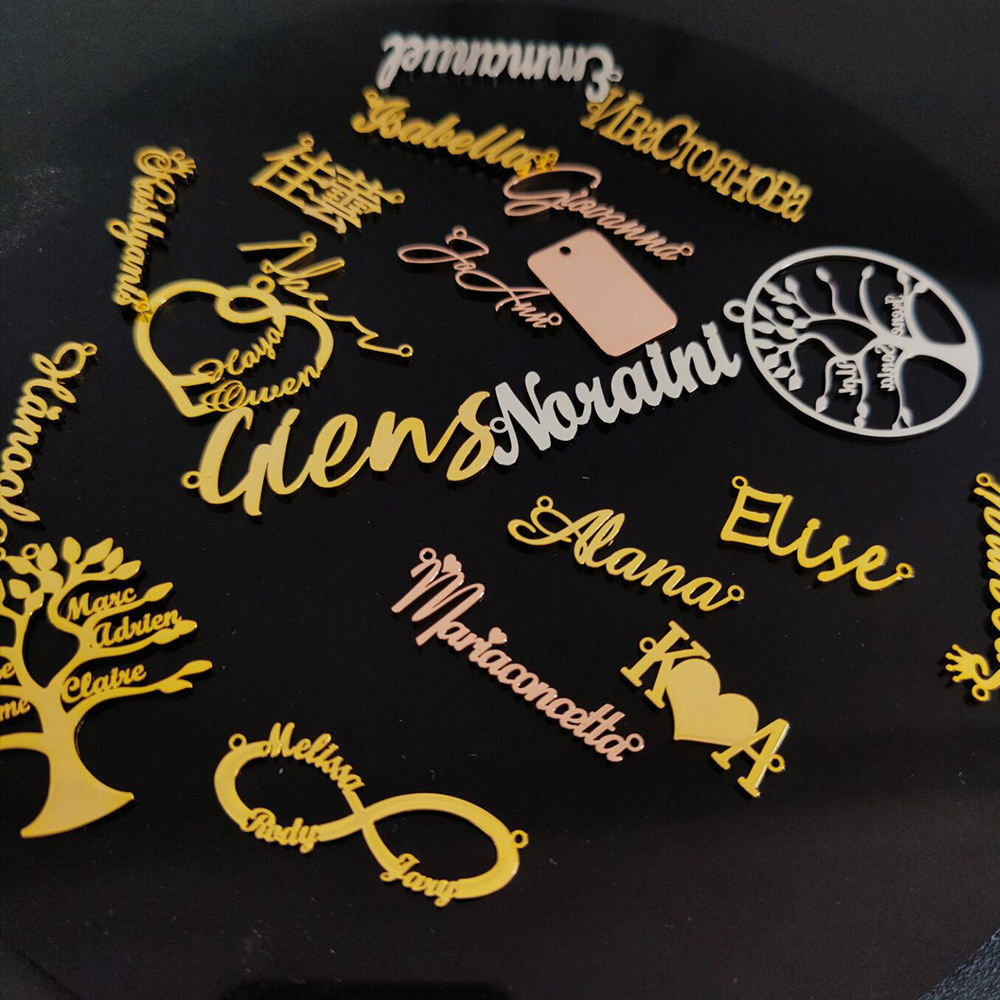 Personalized Name Pendant Lett - Interior Design Names recensione e prezzo