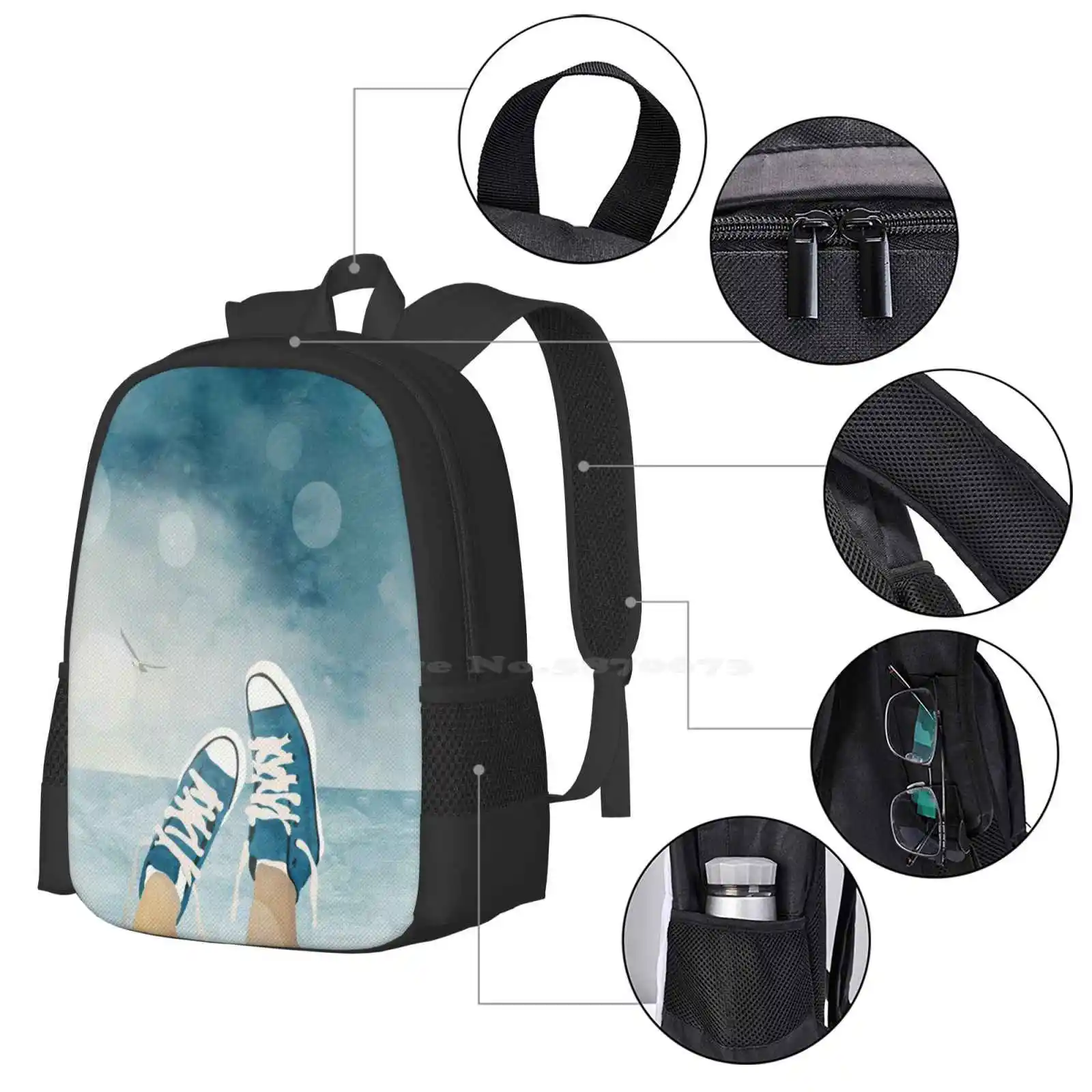 Blue Hot Sale Backpack Fashion - Interior Design Illustrated recensione e prezzo