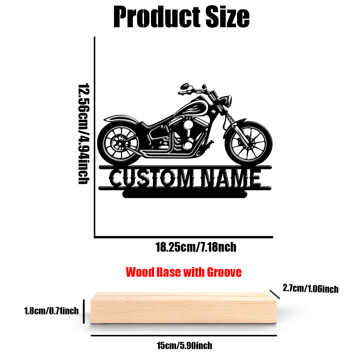 1Pc Csutom Name Road Motorbike - Interior Design Names recensione e prezzo