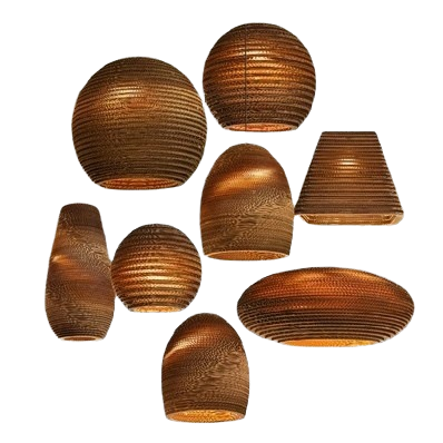 Wooden Shade Hanging Ceiling W - Wicker Pendant Shade recensione e prezzo